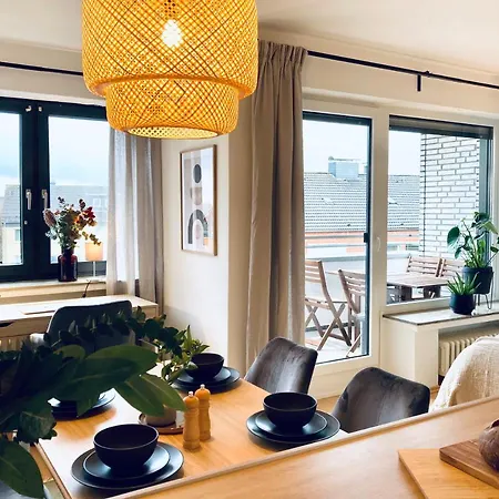 Modernes Apartment Mit Balkon & Highspeed-Wlan 뮌스터