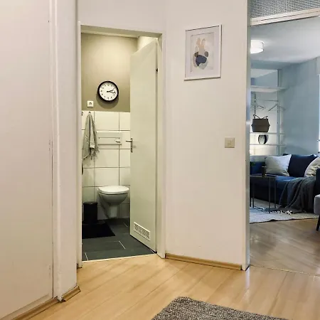 Modernes Apartment Mit Balkon & Highspeed-Wlan 뮌스터